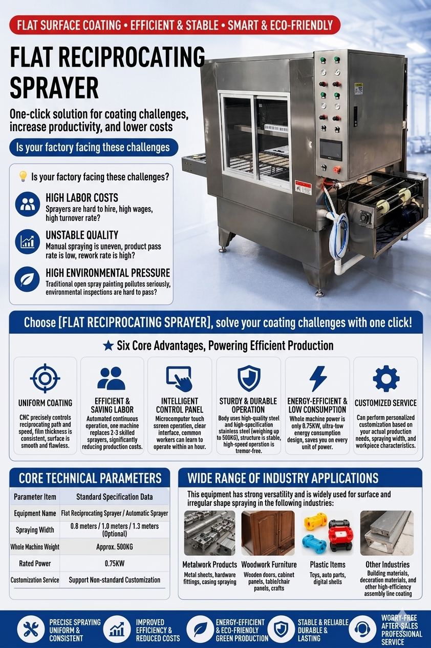 yifanautomation-YF-05-Flat Reciprocating Spray Painting Machine-2